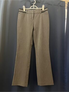 New York & Company Olive Straight-Leg Dress Pants